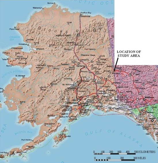 Boundary area location